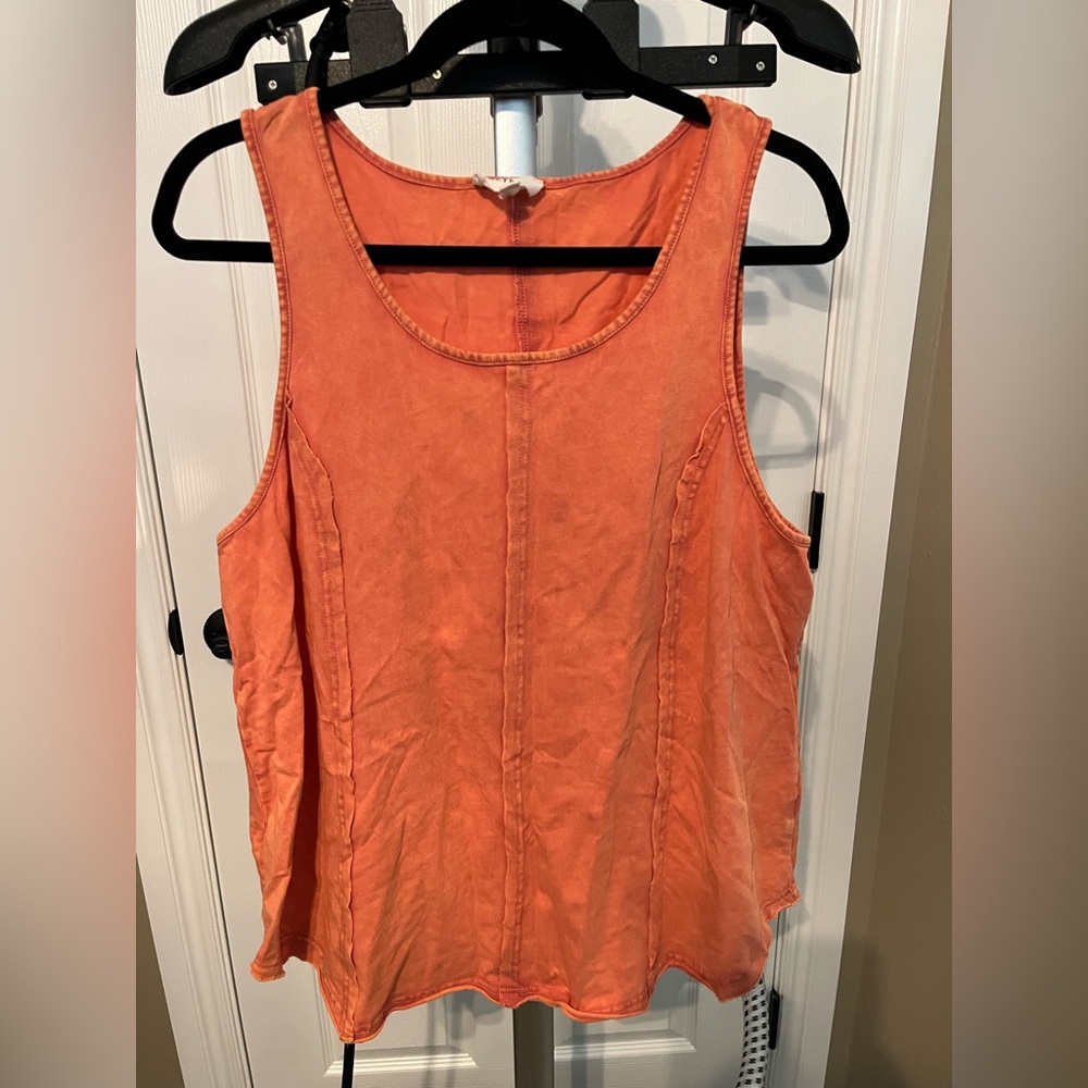 Heyson Orange Sleeveless Women's Top